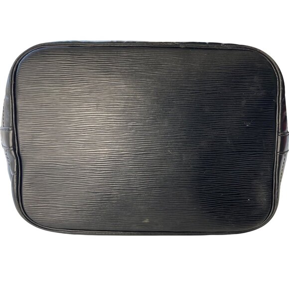 Louis Vuitton Black Epi Leather Noe Drawstring Bucket Bag With Adjustable Strap - Picture 9 of 16